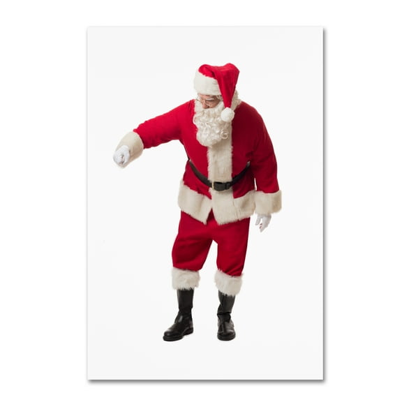Trademark Fine Art 'Santa-6-14013' Canvas Art by Ed Wheeler