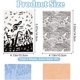 thumbnail image 2 of 2Pcs Embossing Folder Waves Musical Note Plastic Background Embossing Machine Template Vintage Pattern Paper Card Template Stencils for Card Making DIY Scrapbooking Paper Craft Album, 2 of 5