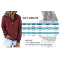 thumbnail image 6 of MOSHU Half Boutton Womens Hoodies Drawstring Hooded Sweatshirts for Woman With Pocket, 6 of 10