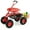 Red, variant on GVN Garden Wagon Cart,Utility Grocery Wagon,Heavy Duty Garden Cart with Tool Tray and 360 Swivel Seat-Red