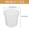 thumbnail image 5 of Homoyoyo Transparent Plastic Plant Pots for and Landscaping, 30 Pieces PP Containers, 5 of 5