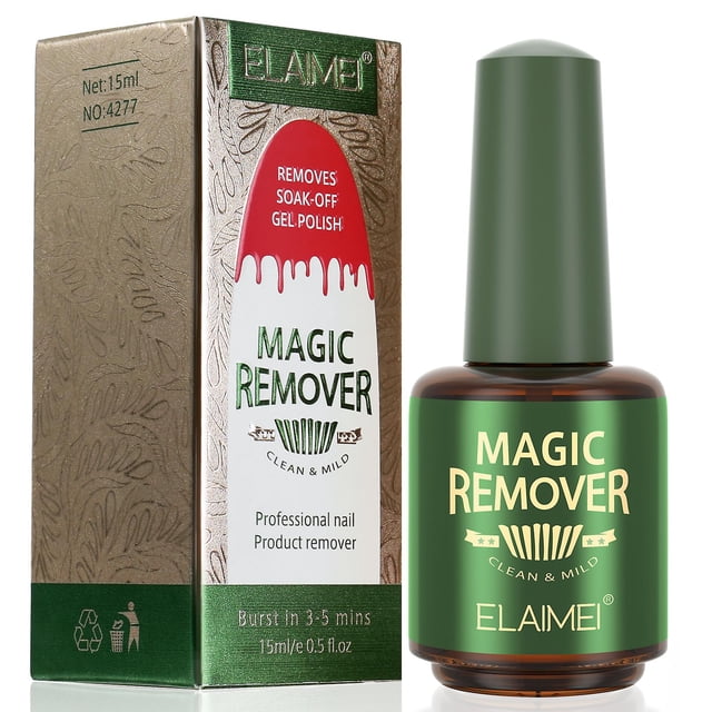 Quitaesmalte de uñas Quick Gel Nail Cleaner 15 ml Magic Bursting Removal Liquid Take Off para laca de uñas