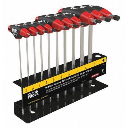 KLEIN TOOLS JTH610EB 10 pc Journeyman T-Handle Set with (Best Pc For Pro Tools)