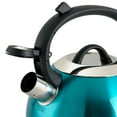 thumbnail image 2 of Mr. Coffee Flintshire 1.75 Quart Whistling Stovetop Tea Kettle in Turquoise, 2 of 4