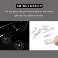 thumbnail image 3 of Inner Car Steering Wheel Button Trim Cover Aluminum Alloy Decoration Stickers Replacement For Mercedes Benz ML GL GLK GLA CLA CLS SL A B C E G Class Interior Accessories (12pcs), 3 of 5