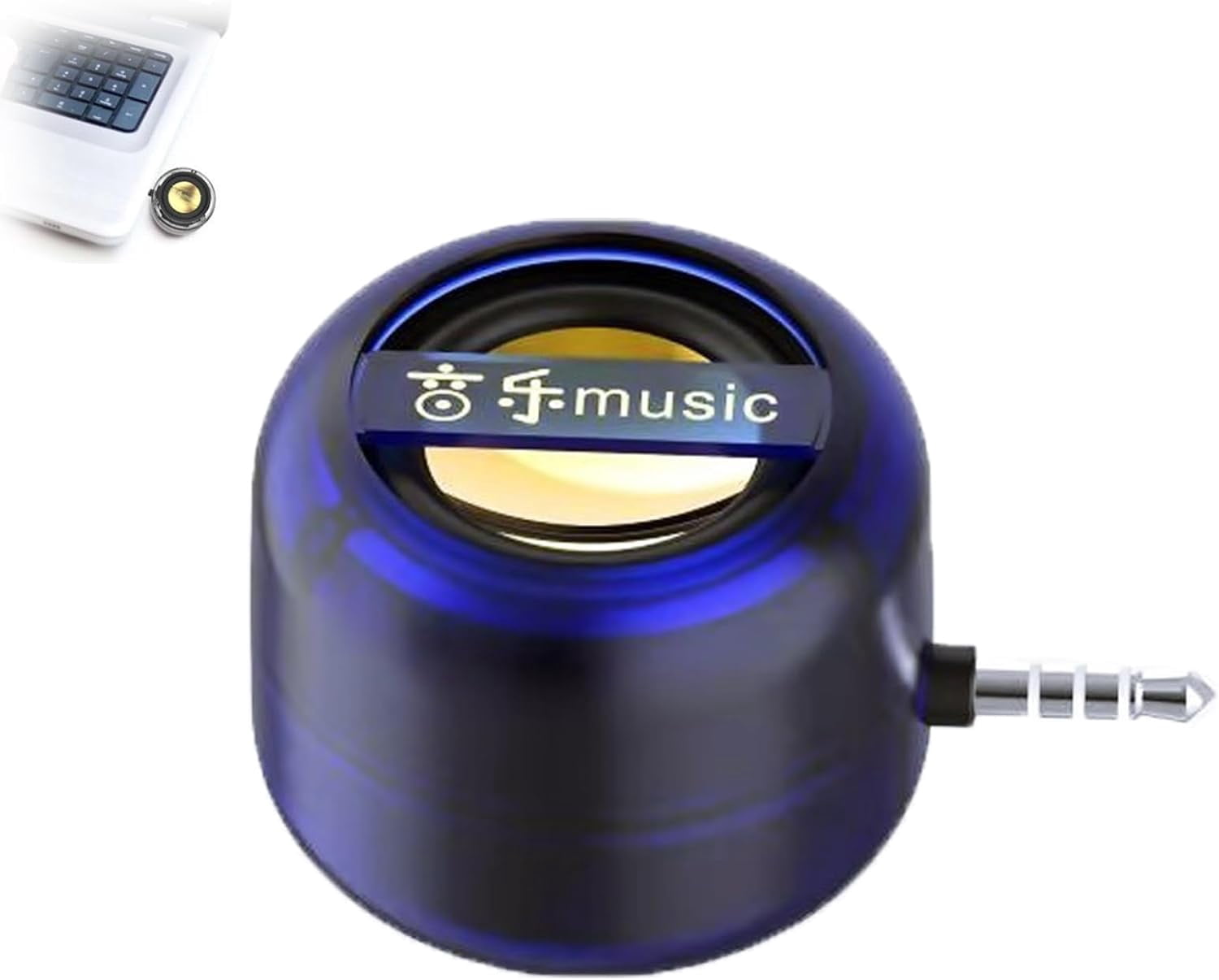Portable 5X Speaker Amplifier–Plug & Play for Music/Calls, Portable 5X Speaker Mobile Phone Sound Amplifier with 3.5mm/Type-C, for Parties/Meetings/Car. (Silver,Type-c)