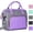 Purple, variant on Insulated Lunch Bag Women, Stylish Adult Lunch Box for Working Mom, Leakproof Large Cooler Tote with Adjustable Strap & Pockets for Office Picnic Travel (Purple)