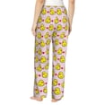 thumbnail image 3 of Balery Ducks And Pink Heart print Women's Pajama Pants,Ultra Lightweight Pjs,Lounge Pant-Small, 3 of 9