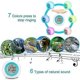 thumbnail image 4 of Creative Round Colorful Alarm Clock Calendar Ball Night Light Alarm Clock Bed Children Alarm Clock, 4 of 5