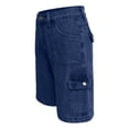 thumbnail image 6 of Jeans Cargo Shorts for Women Solid Color Washed Denim High Waist Casual Bottoms Cropped Pants Summer With Pockets, 6 of 6
