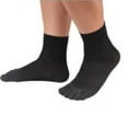 thumbnail image 3 of LEAQU Women 5 Pairs Socks Five Finger Toes Cotton Winter Warm Ankle Socks for Men, 3 of 8