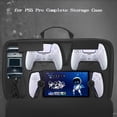 thumbnail image 3 of Hard Shell Carrying Case for PS5 Pro Digital/Disc Edition Console,Travel Shockproof Protective Storage Bag for Dual Controllers/Handheld/Console and Game Accessories, 3 of 7