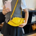 thumbnail image 7 of Hfppkn 3D Fish Shaped PU Leather Crossbody Bag Novelty Mini Shoulder Handbag for Party Daily Use 32x7x13cm Yellow, 7 of 7