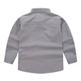 thumbnail image 4 of Kids' Quick Dry Collared School Top Long Sleeve Class Polo Shirt PE Clothing, 4 of 8