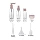 thumbnail image 5 of Set de botellas de viaje con abertura, atomizador de perfume portátil recargable con pulverizador de niebla fina, a prueba de fugas y reutilizable para bolso, bolsa de gimnasio, neceser,, 5 of 9