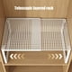 thumbnail image 5 of Estante organizador de armarios ampliable, almacenamiento metálico apilable, cocina, baño, despensa, encimera de café, escritorio, en blanco y negro, ajustable de 12"-24" de ancho, 5 of 6