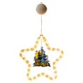thumbnail image 1 of Luz nocturna de Halloween con forma de estrella para el hogar. Lámpara LED de pared con ventosa, perfecta para el salón, el dormitorio y la habitación infantil., 1 of 3