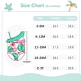 thumbnail image 2 of Jeccie Baby Girls One Piece Swimsuit One Shoulder Ruffle Swimwear Beach Bathing Suit 2-3 Years, 2 of 7