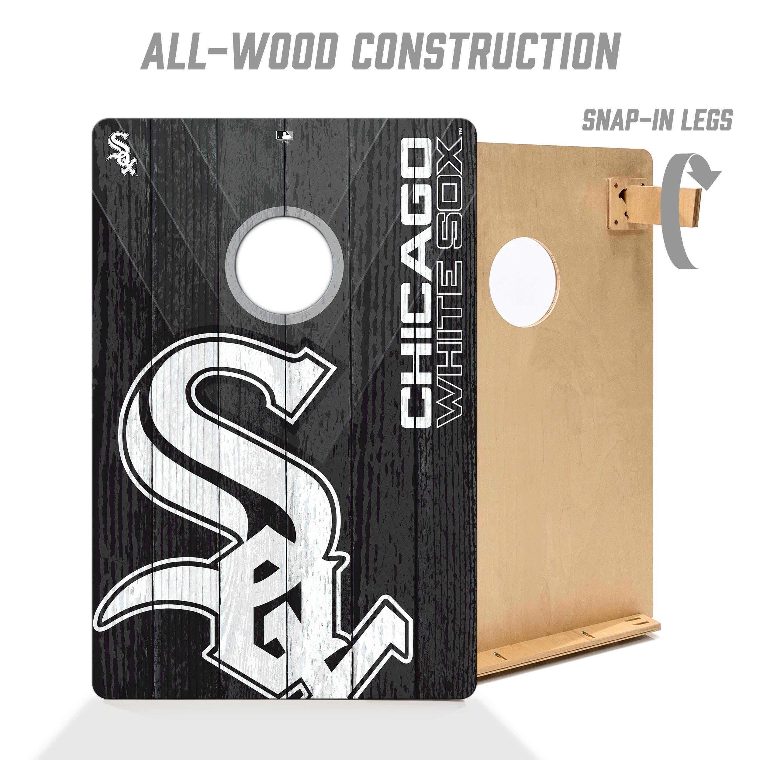 YouTheFan MLB Chicago White Sox 2' x 3' Cornhole Game