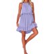 thumbnail image 1 of Top de verano sin mangas con volantes, elegante, de color liso, ligero y transpirable, lavable a máquina, ideal para las vacaciones y el uso diario, 1 of 5