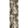 thumbnail image 2 of 2x8 Modern Yellow Runner Rugs for Hallway | Indoor Entry, Entryway, Walkway or Kitchen Rug 2'3'' x 7'3'', 2 of 7