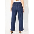 thumbnail image 3 of Catherines Women's Plus Size Right Fit Curvy Wide Leg Jean, 3 of 6