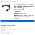 thumbnail image 2 of Front Left Upper Control Arm and Ball Joint Assembly - Compatible with 2011 - 2015 Dodge Durango 2012 2013 2014, 2 of 2