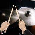 thumbnail image 5 of FOMIYES Light Brown Drumsticks Musicians Practice 4Pcs 16In, 5 of 8