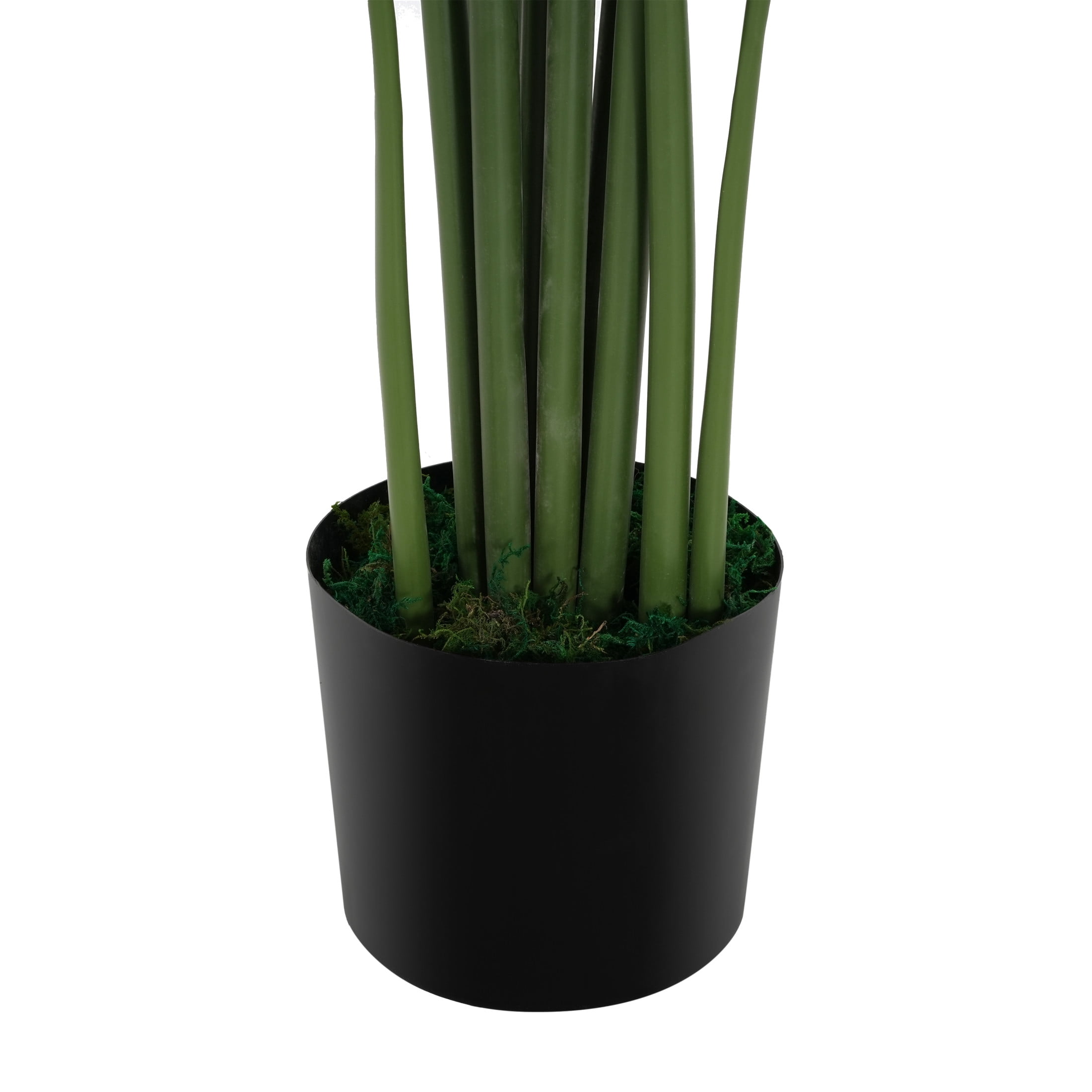 Christopher Knight Home 57" Monstera Deliciosa Plant in Black Plastic Pot, Pre-Potted Faux Greenery Tree for Home Decor