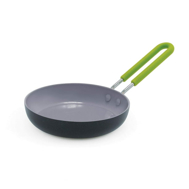 Sartén para huevos GreenPan Mini Healthy, cerámica, antiadherente, negra, 12,5 cm
