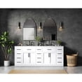 thumbnail image 4 of Elegant Kitchen and Bath Alden 84 inch Double Bathroom Vanity in White, 4 of 10
