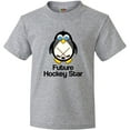 thumbnail image 3 of Inktastic Future Hockey Star Penguin Youth T-Shirt, 3 of 5