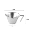thumbnail image 4 of Taza medidora de espresso con asa, paquete de 2 tazas de espresso de doble dosis, taza para servir espresso de acero inoxidable, color negro, 4 of 6
