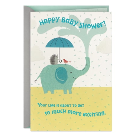 Hallmark Baby Shower Card (Life's About to Get Exciting)