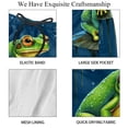 thumbnail image 4 of luoweisi Men's Beach Shorts Quick Dry Swim Trunks with Mesh Lining Frog L, 4 of 5