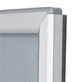 thumbnail image 3 of M&T Displays 5x7 Snap Frame, Opti Frame, Aluminum, Wall Mounted Frames, Front Loading - Silver / 200pcs, 3 of 4