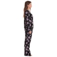 thumbnail image 2 of Just Love Thermal Fleece Pajamas for Women (Antique Floral Black, 3X), 2 of 3