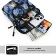 thumbnail image 4 of HAWEE Multifunction Phone Bag One Shoulder Phone Waist Bag Diagonal Cross Bag Smart Phone Case Outdoor Bag Triple Zip Hipster, 4 of 6