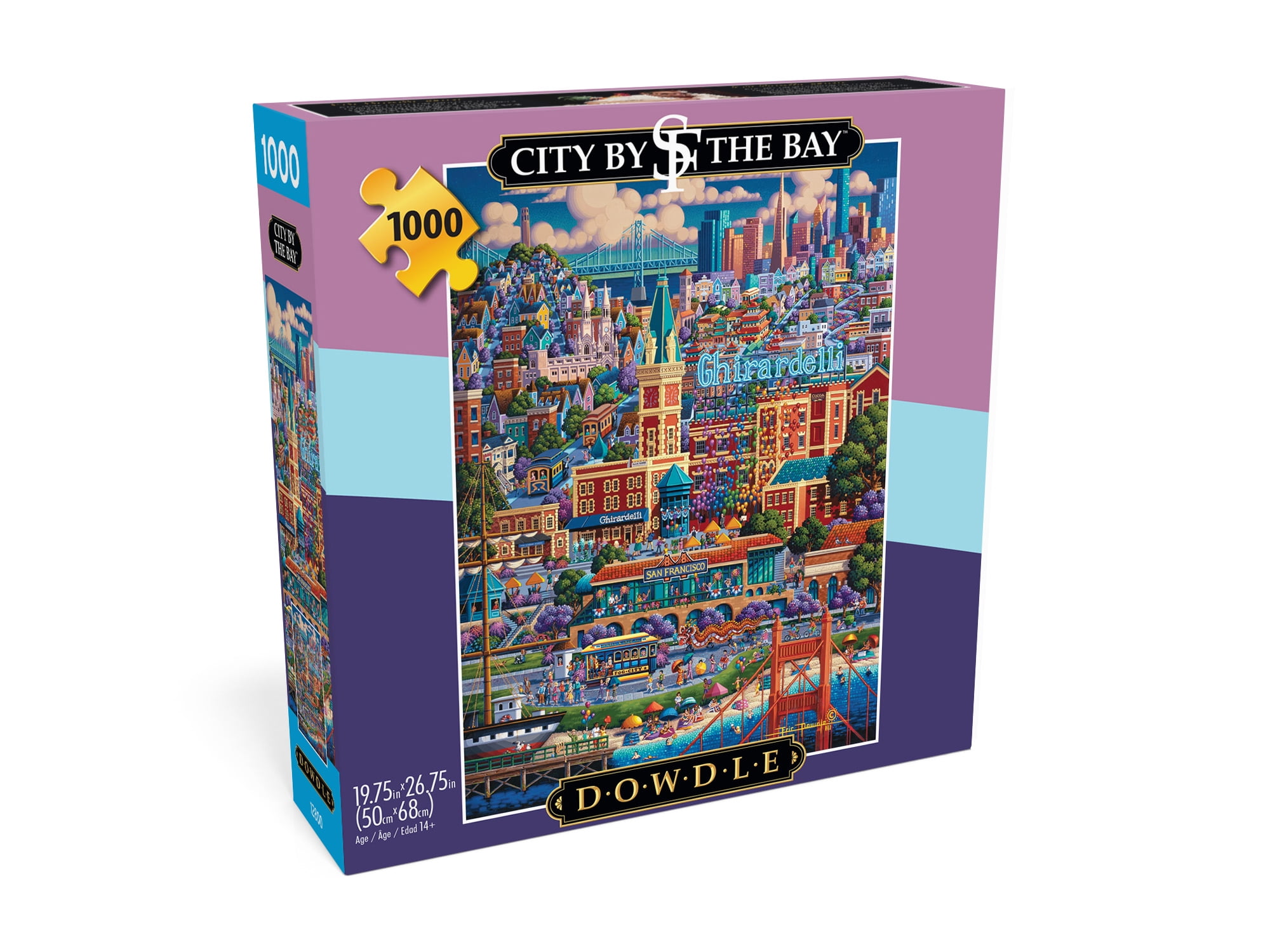 Buffalo Games 1000-Piece Dowdle City By the Bay Interlocking Jigsaw Puzzle