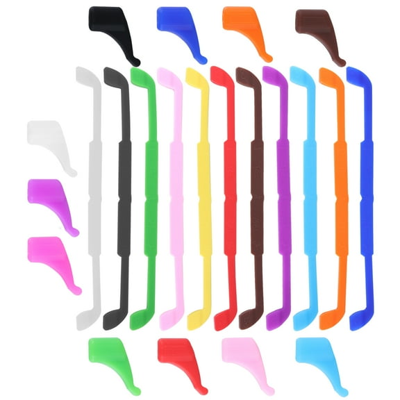 Masteelf  12 PCS Sunglass Strap Anti-slip Glasses Rope Cover Silica Gel Eyeglasses Band