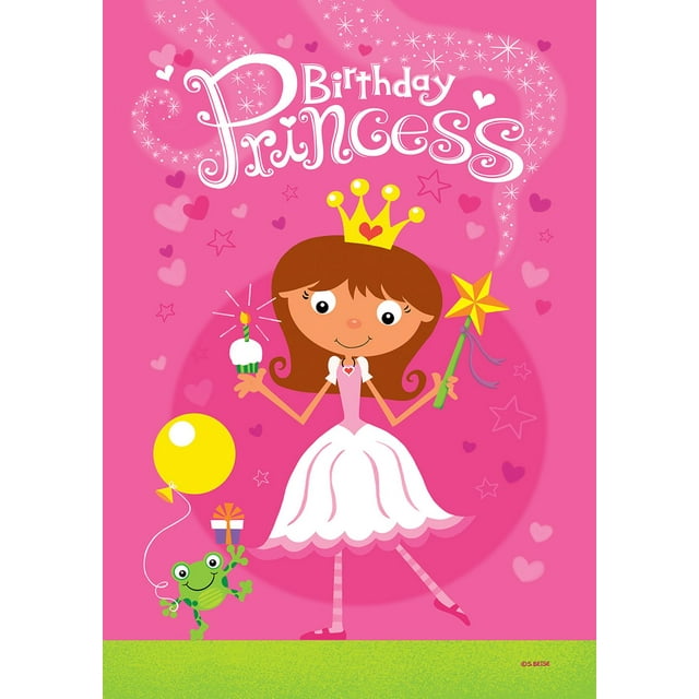 Toland Home Garden 1012455 Pink Princess 28 x 40 Inch Decorative, House Flag (28" x 40")