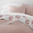 thumbnail image 6 of Ultra Soft Lightweight Quilt Sets in Patchwork Blush for Full/Queen Bedding by Comfort Canopy, 6 of 16