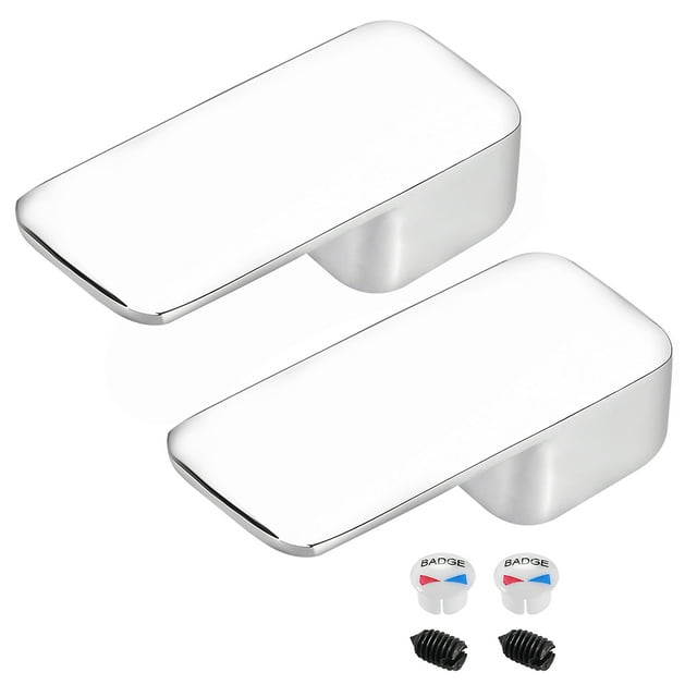Unique Bargains Poignée de Robinet 35mm Cartouche Alliage de Zinc Poignée de Robinet Simple Remplacement 2 Pcs