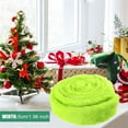 thumbnail image 3 of Triani 19.7" Christmas Faux Fur Trim Ribbon Artificial Furry Stripe Accessory Holiday Soft Faux Green Fluffy Fabric Stripes for Xmas Tree Party(Green), 3 of 7