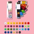 thumbnail image 4 of Musbetu Watercolor Paint with Palette Set Rich Color Strongly Pigmented Lightweight Portable Travel Use Paint Kit, 4 of 7