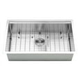 thumbnail image 4 of Ancona  Prestige 32 in. Undermount Single Kitchen Sink, Ledge, 4 of 5