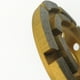 thumbnail image 3 of FELTECHELECTR Disco de corte de copa con segmento de diamante de doble fila de 115 mm para desbaste de hormigón, mármol y granito, herramienta rotativa (amarillo), 3 of 5