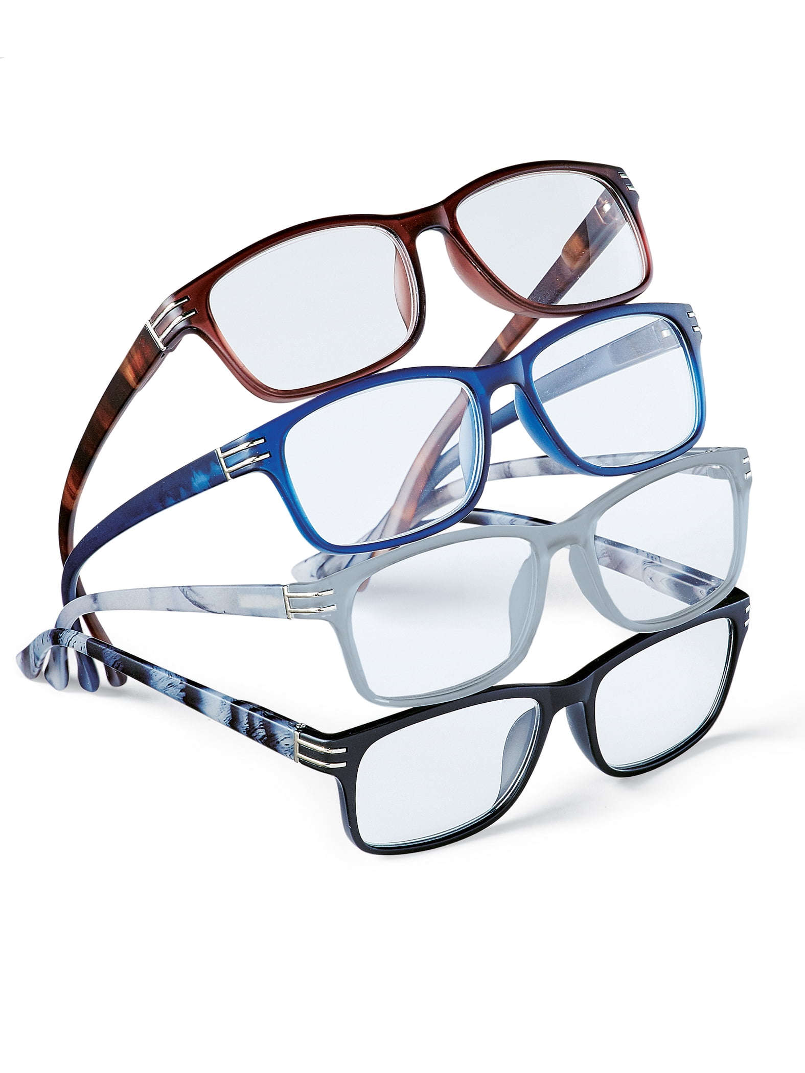 Classic Matte Colored Reading Glasses Set of 4 6 Avail