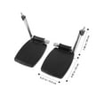 1 Pair Universal Wheelchair Footrest Replacement Wheelchair Foot Pedal