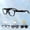 F09-HD Photochromic Lenses +Black Frame +Black Temple, variant on Smart Audio Glasses with Bluetooth FM Radio, Open-Ear Speakers, Music & Hands-Free Calls,Built in FM Radio , Lightweight Wearable Tech Glasses for Men & Women